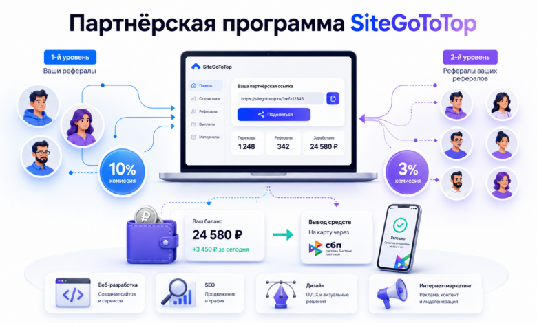 Сервис SiteGoToTop